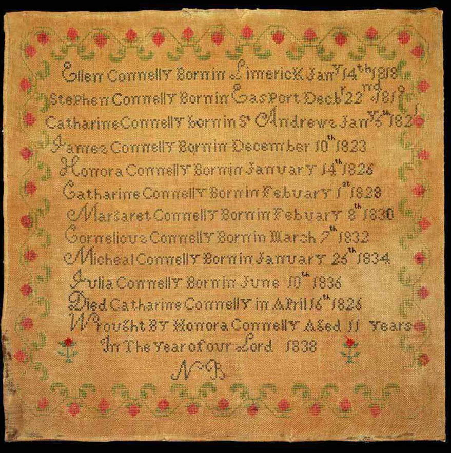 1838 Connelly needlepoint Connelly needlepoint